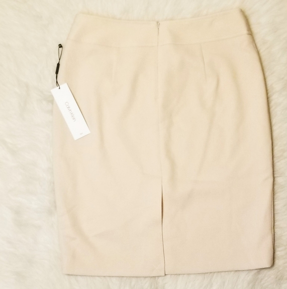 CALVIN KLEIN Twill Suit Skirt - Picture 14 of 14